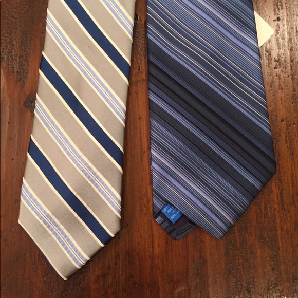 Two men’s ties. NWT Saville Row & 1 Club Room. - Picture 3 of 8
